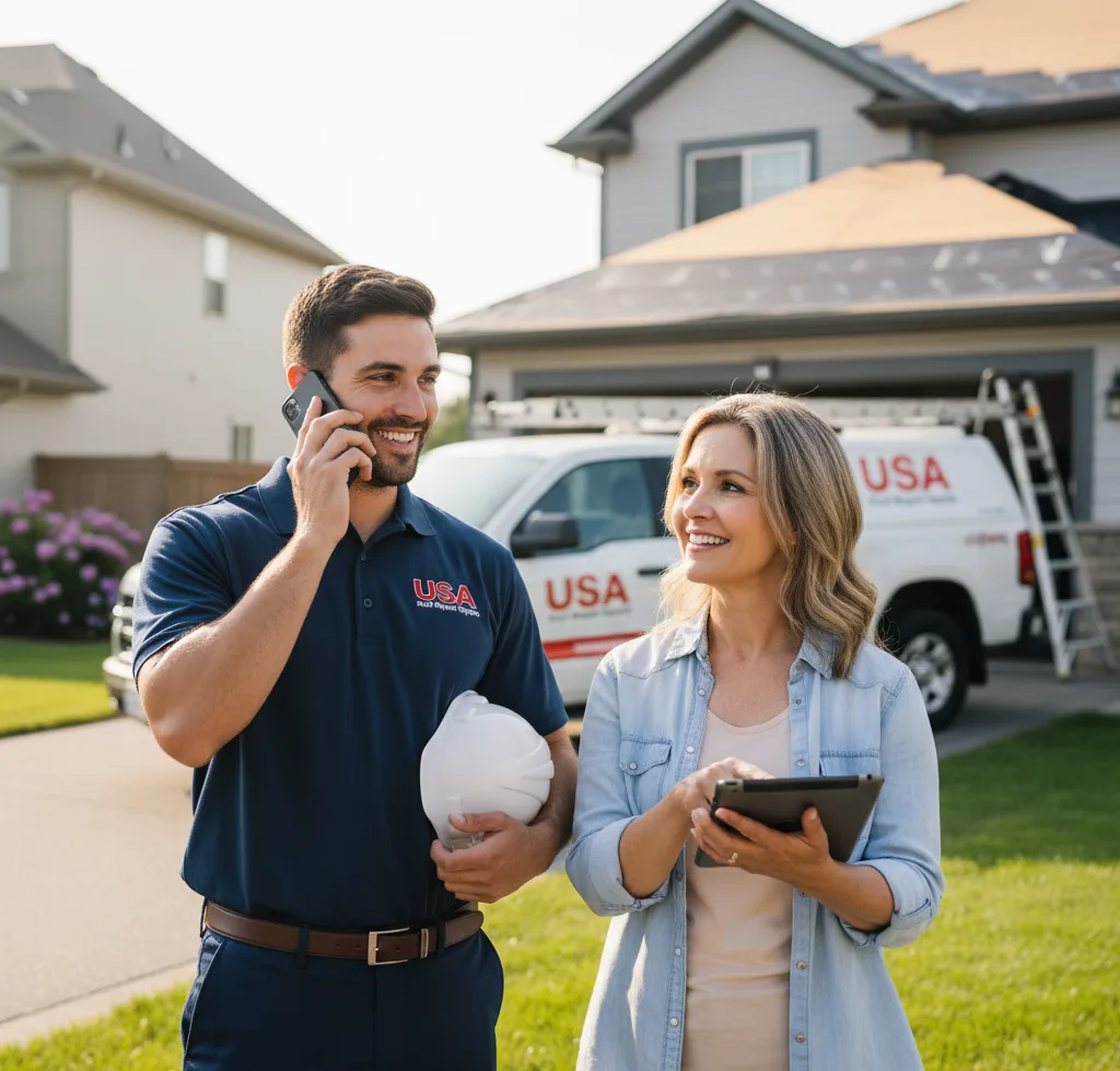 USA Roof Repair Experts customer support in Glennie